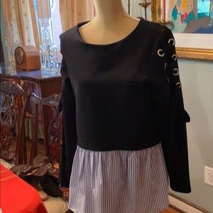 Nicole Miller tunic top M